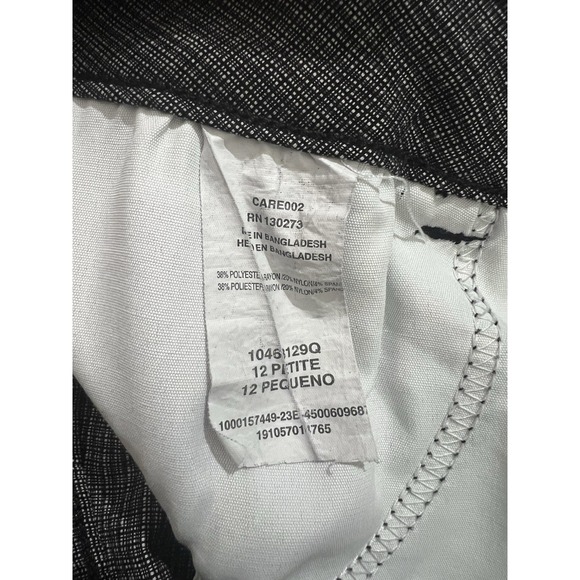 Lee 12 Petite Relaxed Fit Straight Leg Mid Rise Effortless Wash Wear Gray Pants - Picture 5 of 6